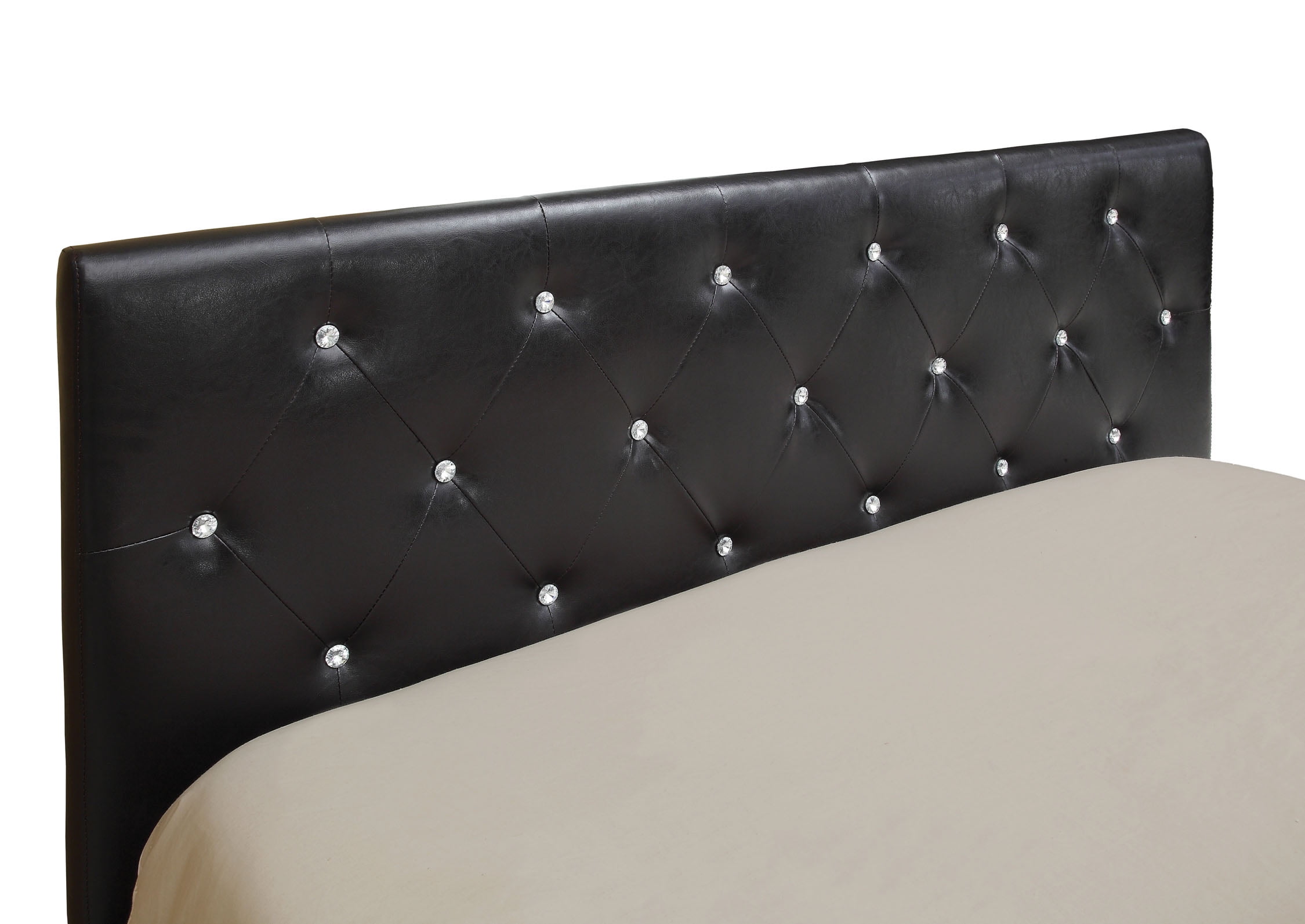 Furniture of America Manizales Platform Bed, California King, Black