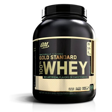 Optimum Nutrition Gold Standard 100% Whey Protein Powder, Naturally Flavored Chocolate, 4.8
