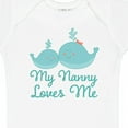 thumbnail image 4 of Inktastic Nanny Loves Me Grandchild Whale Boys or Girls Baby Bodysuit, 4 of 5