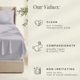 thumbnail image 6 of Nestl Extra Deep Pocket King Sheets - 6 Piece Soft Microfiber Bed Sheets Set Fits 18"-24" Mattresses, Lavender Gray, 6 of 8