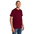 thumbnail image 3 of Gildan - Short Sleeve T-Shirt for Men's – S Size | 100% Heavy Cotton Crew Neck Tee, Assorted Color T-Shirt, 5.3 Oz | Single Pack - Garnet, 3 of 6