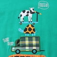 thumbnail image 5 of HCNTES Toddler Boys Clothing Sets Short Sleeve Print Tee and Plaid Shorts Set Summer Outfits Set 2 Pieces Cotton Summer Outfits, 5 of 8