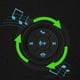 thumbnail image 4 of DVD Estéreo Radio de 7 Botones Teléfono Controlador de Audio Control Remoto en el Volante Negro, 4 of 7