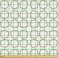 thumbnail image 2 of Ambesonne Abstract Fabric by the Yard Upholstery, Cubic Formed Motifs Art, 10 Yards, White Pale Salmon, 2 of 5