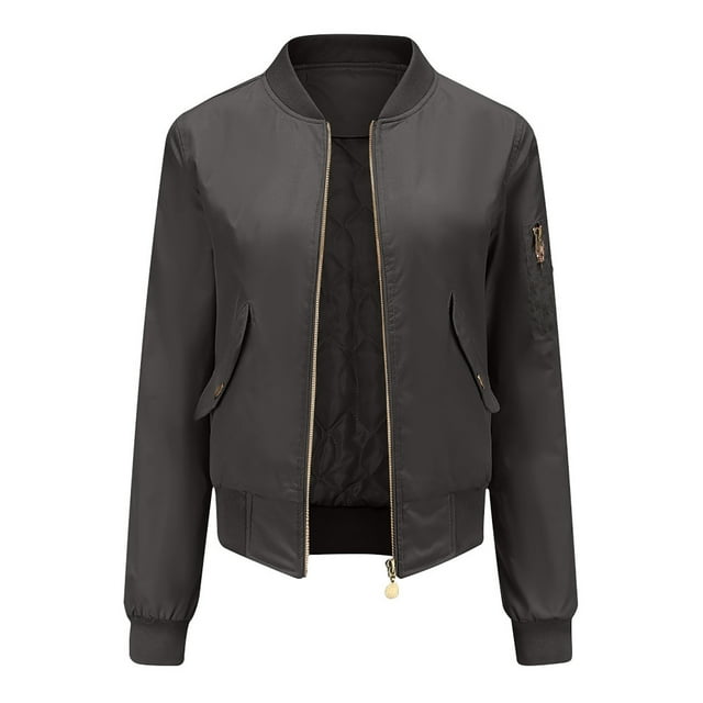 Pompotops Omen Sweatshirt Button Slim Zipper Long Sleeve Bomber Jacket Warm Velvet Coat