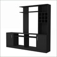 thumbnail image 7 of TV Furniture for TVs Up to 78” – Two-Door Cabinet, 6 External Shelves | Modern | Black, 7 of 7