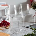 thumbnail image 2 of 3pcs red wine glass goblet transparent 420ml, 2 of 4