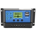 thumbnail image 1 of Regulador de carga solar, controlador de carga solar dual PWM 12 V 24 V Controlador de carga solar USB dual Diseño elevado, 1 of 9