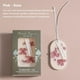 thumbnail image 1 of Hoja de cera para aromaterapia de vestuario • Ambientador sólido de larga duración • Cera ovalada con aroma y flores 3D • Pack de 1, 1 of 3