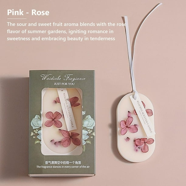 1* Lámina de cera aromática para armario, ambientador sólido de larga duración para el interior del hogar, lámina aromática para armario del dormitorio.