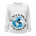 thumbnail image 3 of Riecok Graphic Maternity Sweatshirt Crewneck Pullover Funny Printed Long Sleeve Tops Loose Pregnant Outwear, 3 of 6