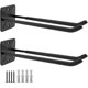 thumbnail image 1 of Garage Hooks, Wall Mounted Coat Rack, Shed Organizer, Heavy Duty Tool Organizer, Garage Storage Utility Hooks for (2 Pack), 1 of 4
