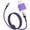 Purple, variant on Micro USB Charger, Dual USB Wall Charger with 10FT USB A to Micro Cable, Android Charger Block Fast Charging Cable for Kindle, E-Reader, Samsung J8 J7 Pro S6S7, Droid Cord AC Power Adapter, Purple