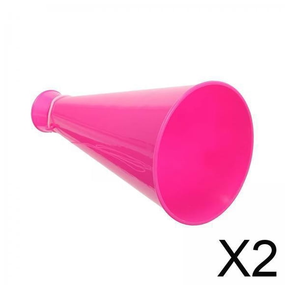2 Bocinas De Fiesta Portátiles Para Animar, Ideales Como Bocina De Juguete O Bocina De Porristas. Color Rosa.