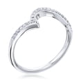thumbnail image 3 of Kobelli 10k Gold Diamond Gold Wave Band HI/I, 3 of 4