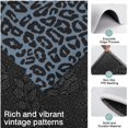 thumbnail image 3 of Black Leopard Pattern Kitchen Rugs Sets Of 3,Kitchen Runner Rugs Non Skid Washable,Decorative Kitchen Floor Mats for Kitchen,Sink,Laundry,17"x30"+ 17"x47" + 17"x59", 3 of 6