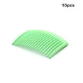 thumbnail image 4 of Minnieouse 10 peines torcidos para el cabello, decoración nupcial, tenedor de plástico, peine, joyería hecha a mano, estilo, tocados para mujer Cuidado del cabello Verde claro, 4 of 6