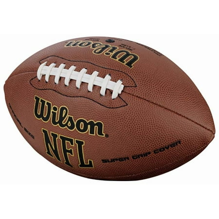 All Weather Leather Football - Wilson NFL Super Grip Composite Leather Game Football In Multiple Sizes