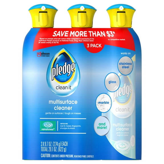 Pledge Multisurface Cleaner, Choose Scent (9.7 oz., 3 pk.)