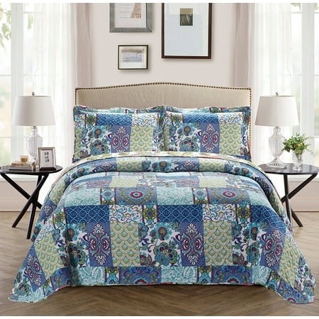 Fancy Collection 2pc Twin/Twin Extra Long Oversize Reversible Bedspread ...