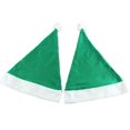 thumbnail image 2 of Gorro de Navidad de color verde, gorro de Papá Noel, 5 piezas, 2 of 3
