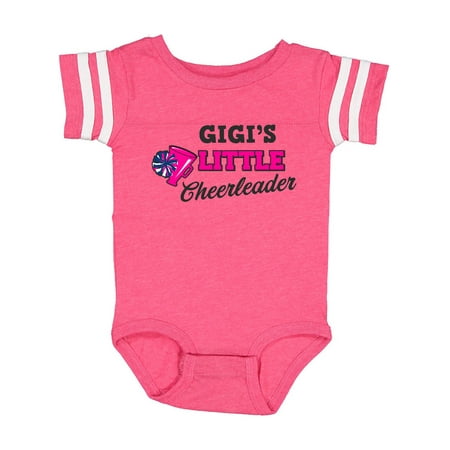 

Inktastic Gigi s Little Cheerleader with Megaphone and Pom Poms Gift Baby Girl Bodysuit