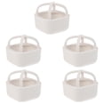 thumbnail image 1 of OUNONA 5Pcs Makeup Sponge Case Sponge Storage Rack Dustproof for Women Home Use White, 1 of 8