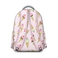 thumbnail image 2 of Life is Better with Ice Cream Students Backpack Colorful Ice Cream Lover School Bag with Sweet Treats Dessert Pattern, Durable and Comfortable for Students, 2 of 6