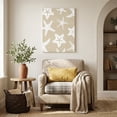 thumbnail image 3 of Canvas Wall Art, Coastal Starfish Framed Canvas Prints for Living Room Bedroom, Beige Nautical Vintage Marine Life Extra Large Gallery Wrapped Wall Decor for Home Office, Gifts, 24"x36" Ship Next Day, 3 of 9