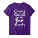 thumbnail image 2 of Gibobby Blusa Casual de Mujer Mujeres Casual Impresión Manga Corta Tops Blusa Cuello Redondo Casual Tee Túnica Camisas(Morado,XL), 2 of 3