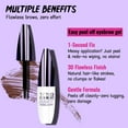 thumbnail image 4 of Tattoo Eyebrow Gel Easy Peel Off, Waterproof 3-Day Long-Lasting Brow Stain, Semi-Permanent Peel Off Brow Color Gel for Sparse Brows, Transfer-proof, Natural Color for Fuller Defined Brows (Black), 4 of 7