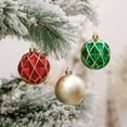 thumbnail image 5 of Valery Madelyn 30ct 2.36 inches Traditional Red Green Gold Christmas Ornaments Shatterproof Christmas Ball Ornaments Hanging Bauble for Holidays Christmas Christmas Party decoration, 5 of 10