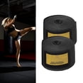 thumbnail image 4 of uds vendaje de boxeo deportes Kickboxing envolturas de mano boxeo tailandés vendaje de lucha guantes Protector negro, 4 of 11