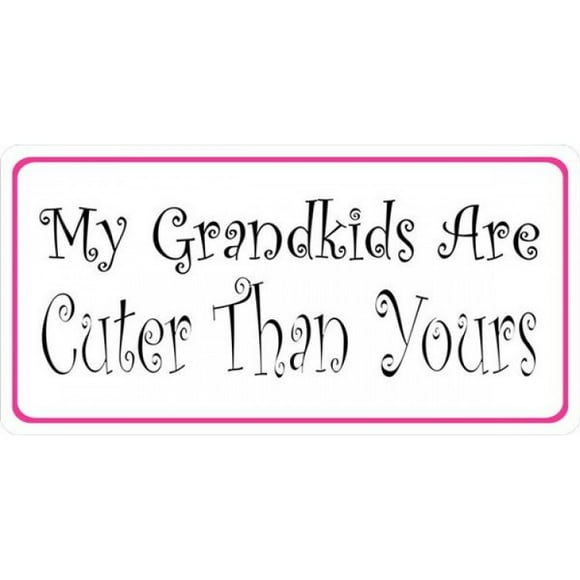 My Grandkids Are Cuter Than Yours White Plate