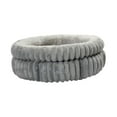thumbnail image 3 of Bothyi Round Dog Bed Snooze Autumn Dog Cushion Bed for Chihuahua Cats Kitten gray 50cmx50cmx18cm, 3 of 8