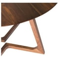 thumbnail image 4 of Round Walnut Dining Table - Mid-Century Modern Table, 47" Diameter, Compact Dining Room Table, 4 of 9