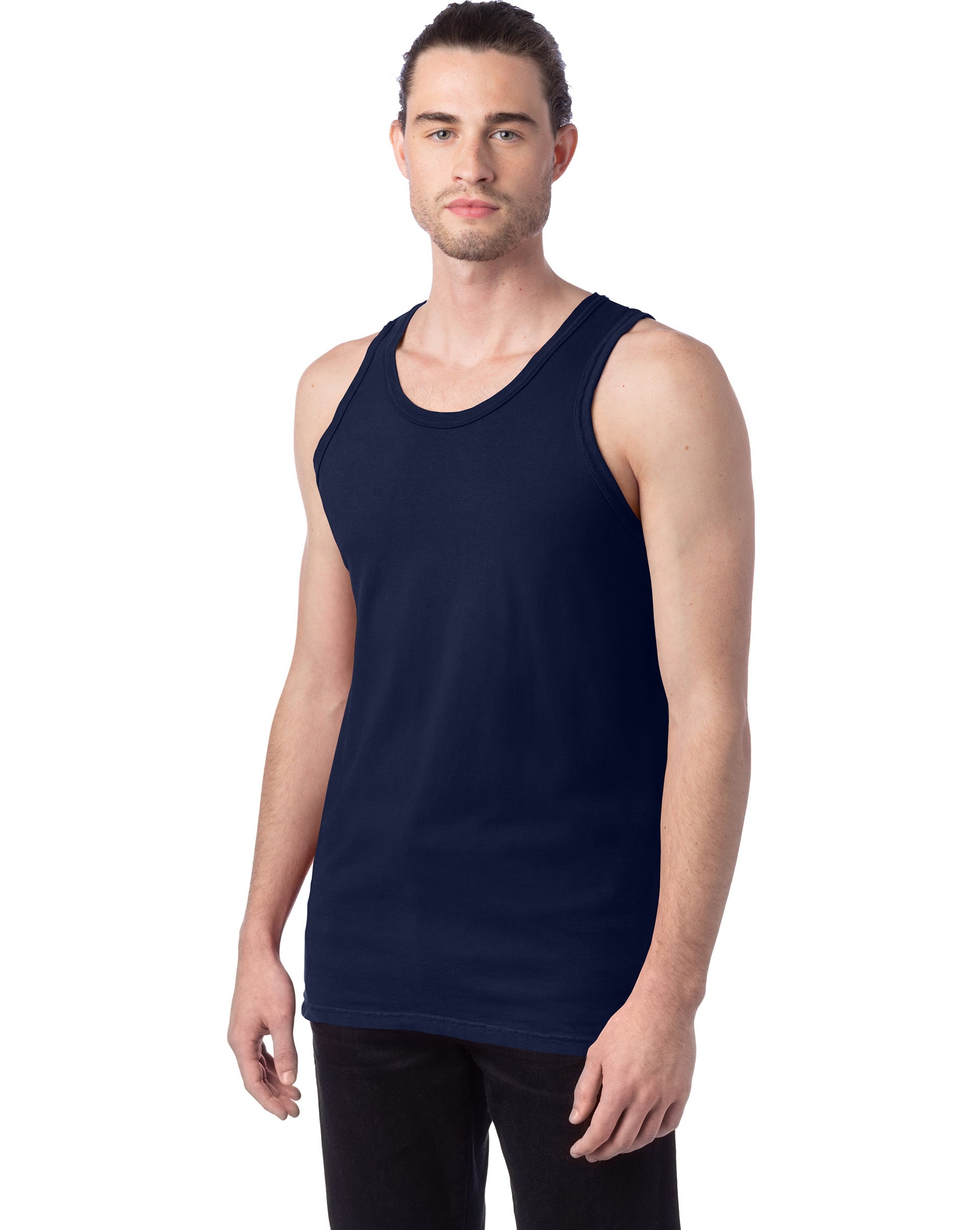 Hanes Boys' 5-Pack Ultimate Comfortsoft Tank Tops - Super Soft, Tagless Cotton Tanks For Layering