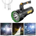 thumbnail image 4 of Linternas LED de mano, linterna LED recargable de potencia para exteriores, para , , lámpara de mano, portátil, linterna de búsq Colco Linterna recargable, 4 of 8
