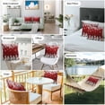 thumbnail image 6 of Boanket Outdoor Pillow Covers 20 x 20 Inches, Red Christmas Waterproof Throw Pillow Cover Set of 2, Xmas Snowflake Balls Tree Decorative Square Cushion Covers for Patio/Tent/Couch/Garden, 6 of 7