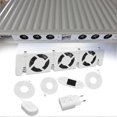 thumbnail image 2 of Radiator Fan Smart Radiator Convectors Booster Extension Set Ventilator Fan Universal Hot Air Circulation Energy Saving 30x7x3cm, 2 of 5