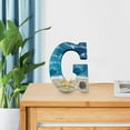 thumbnail image 3 of Xihbxyly Letras de Resina de Playa, Diseño de Inspiración Costera, Arte de Pared Acrílico, Decoración Versátil para El Hogar, Ideal para Sala de Estar o Dormitorio, Idea de Regalo, Tamaño 20 Cm, 3 of 4