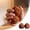 Brown-1, variant on Novalty Toys Natural Wenwan Walnuts Pair Hand Massage Stress Relief Balls for Finger Dexterity & Grip Training