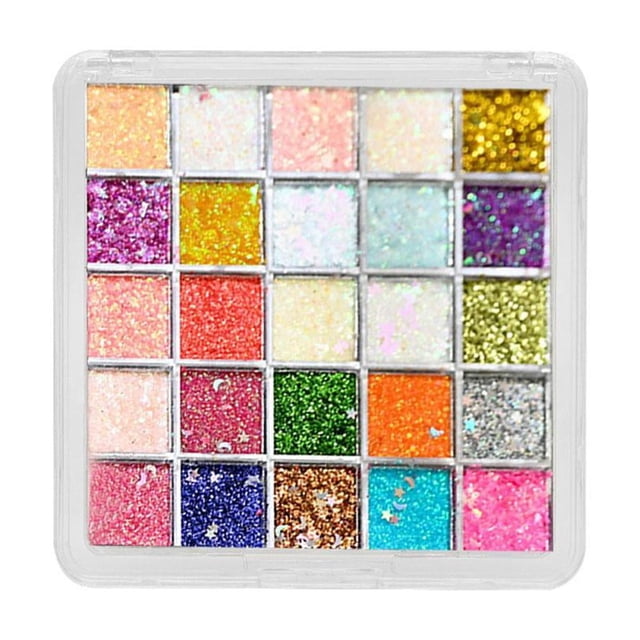 16/25 Colors Shimmer Glitter Sequins Eyeshadow Long-lasting Makeup Makeup Professional