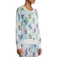 thumbnail image 5 of Disney Mickey Women's All Over Print Long Sleeve Sleep Top, 5 of 6