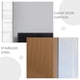 thumbnail image 3 of 2 cortinas aislantes para puerta, transparentes, divisorias para el hogar, 3 of 6