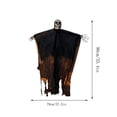 thumbnail image 3 of Diceymbol Halloween Skeleton Grim Reaper Outdoor Hanging Prop for Front Yard Halloween Decorations 35 Inch, 3 of 8