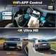 thumbnail image 4 of Car Dash Camera, 4K 1080p Dash Cam Front Rear WiFi Recorder Camera for Cars with App Control, G-Sens, 4 of 5