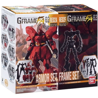 Gundam G Frame MSN-04 Sazabi Armor Set & MSN-04 Sazabi Frame (02) Set Model Kit