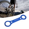 thumbnail image 2 of YAHHU Bicycle Front Fork Wrench Integrated Hollow Aluminium Alloy Disassembly Spanner for Road Bike Bottom Bracket Maintenance, 9.8 inches / 25 cm Length, Lightweight Hand Tool, 2 of 9