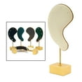 thumbnail image 2 of pitrice Support de Présentation de Boucles d'Oreilles en Forme d'Oreille Support de Boucles d'Oreilles Durable Beige, 2 of 9